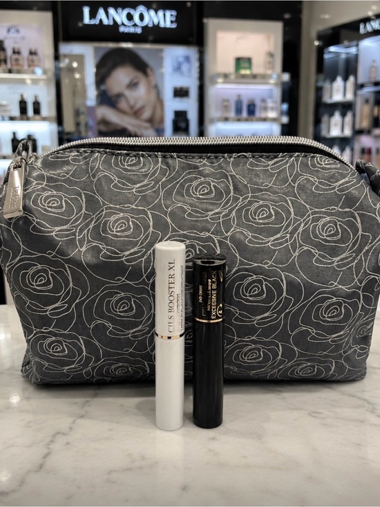 Lancome Handbags - Lancôme NEW Floral Cosmetic Pouch & Mascara Bundle (Includes Primer)